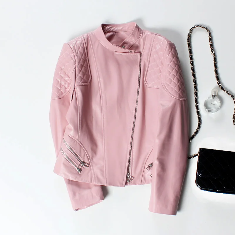 

Real Genuine Leather Jacket Women Clothes 2019 Korean Vintage Streetwear Sheepskin Coat Slim Women Tops Chaqueta Mujer ZT3195