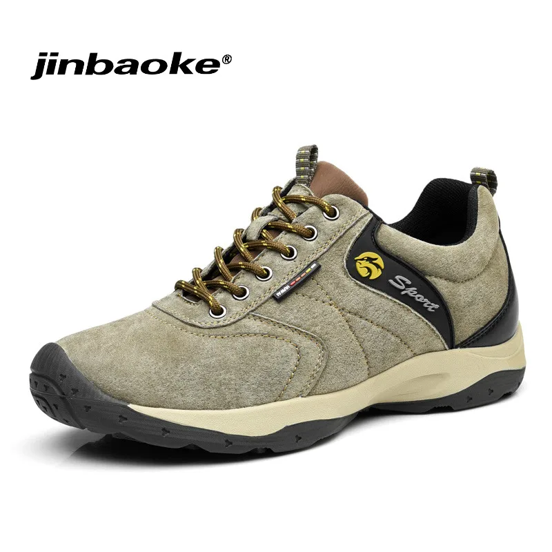 

High Quality Genuine Leather Men Hiking Shoes Waterproof Hunting Antiskid Tourism Climbing Sneaker Outdoor Trekking Sports Shoes