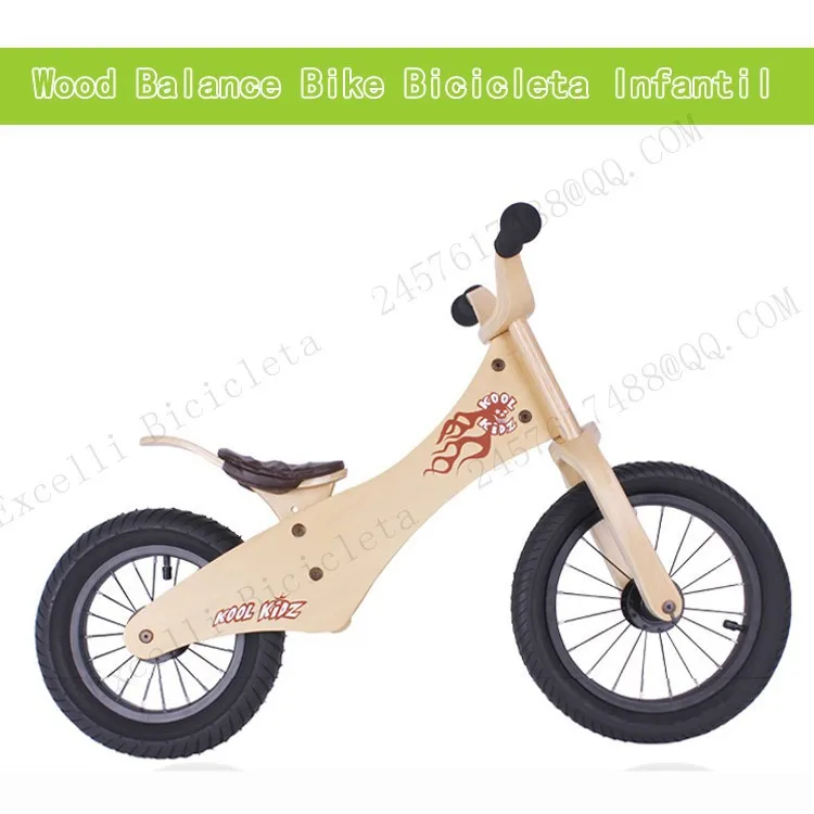a01-Baby two wheels Wood Balance Bike for 2-6 Years age Bicicleta Infantil Balance Bike Kid's bicycle Common Childen's Cycling