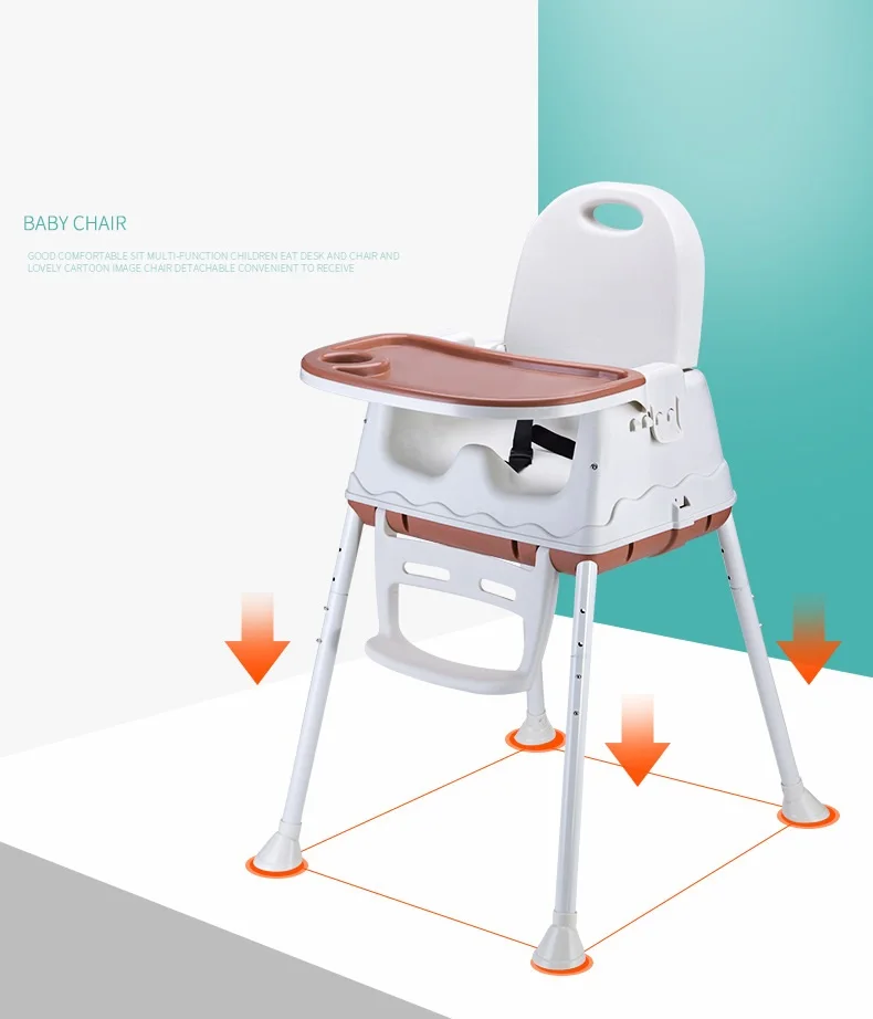 Детская мебель детский высокий стульчик Портативный детское кресло для кормления Портативный складной детский стул для кормления детей