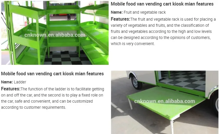 Электрическая кухонная тележка для еды, фургон для фруктов, торговый автомат для кофе, киоск мороженого, грузовик для еды на продажу