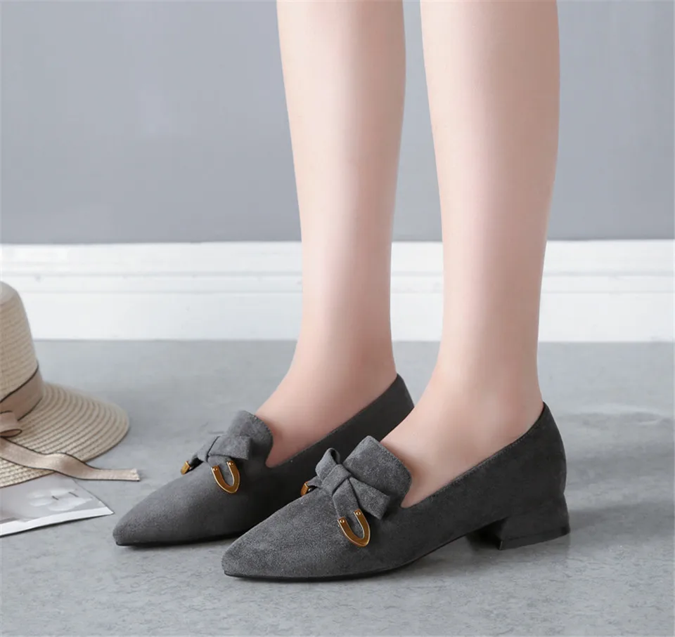 Woman Bowknot Loafers (14)