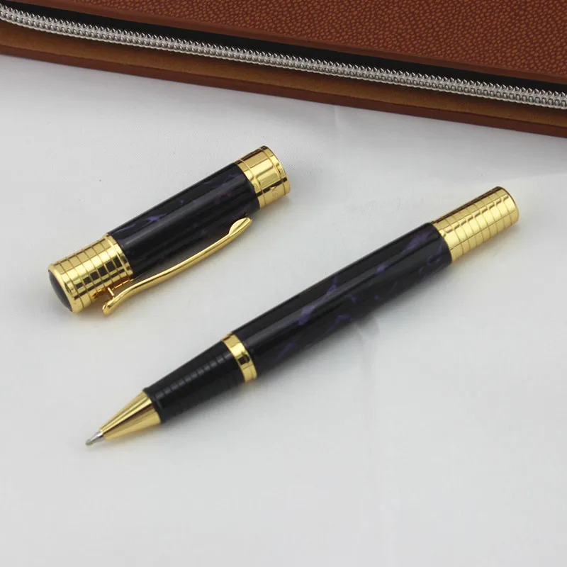 Элегантный золото клип черный многоцветный Rolllerball ручка шариковая ручка dika wen гладкой пишущий знак ручки Бизнес подарок