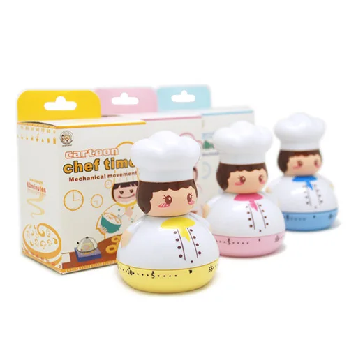 Кухонный таймер Fat Chef 60 минут мини кухонный простой в эксплуатации|timer count up down|timer