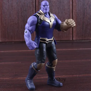 

Avengers Infinity War Thanos Figure PVC Avengers Marvel Action Figures Thanos Toys Lighting Collectible Model Toy 17cm