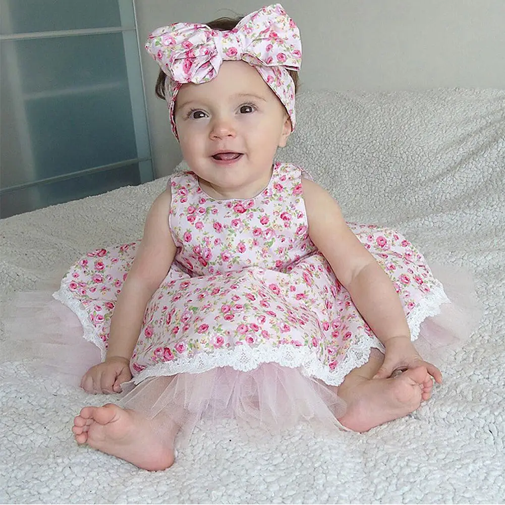 

Newborn Kid Children Girl Clothing Toddler Kids Newborn Baby Girls Dress Bridesmaid Wedding Party Pageant Dresses