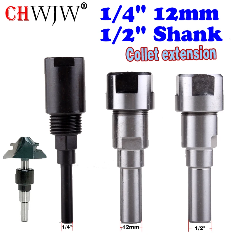 1 2 Shank Bits Router Collet Extension Engraving Machine Extension Rod