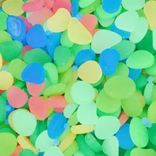 Искусственный светящиеся световой Камни аквариум ваза для цветов украшения партии домашний сад ночь украшения Игрушечные лошадки