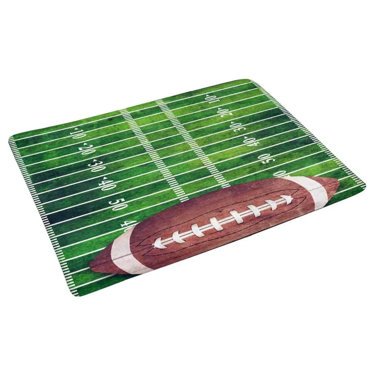 American Football Field and Ball Anti slip Door Mat Home Decor Indoor