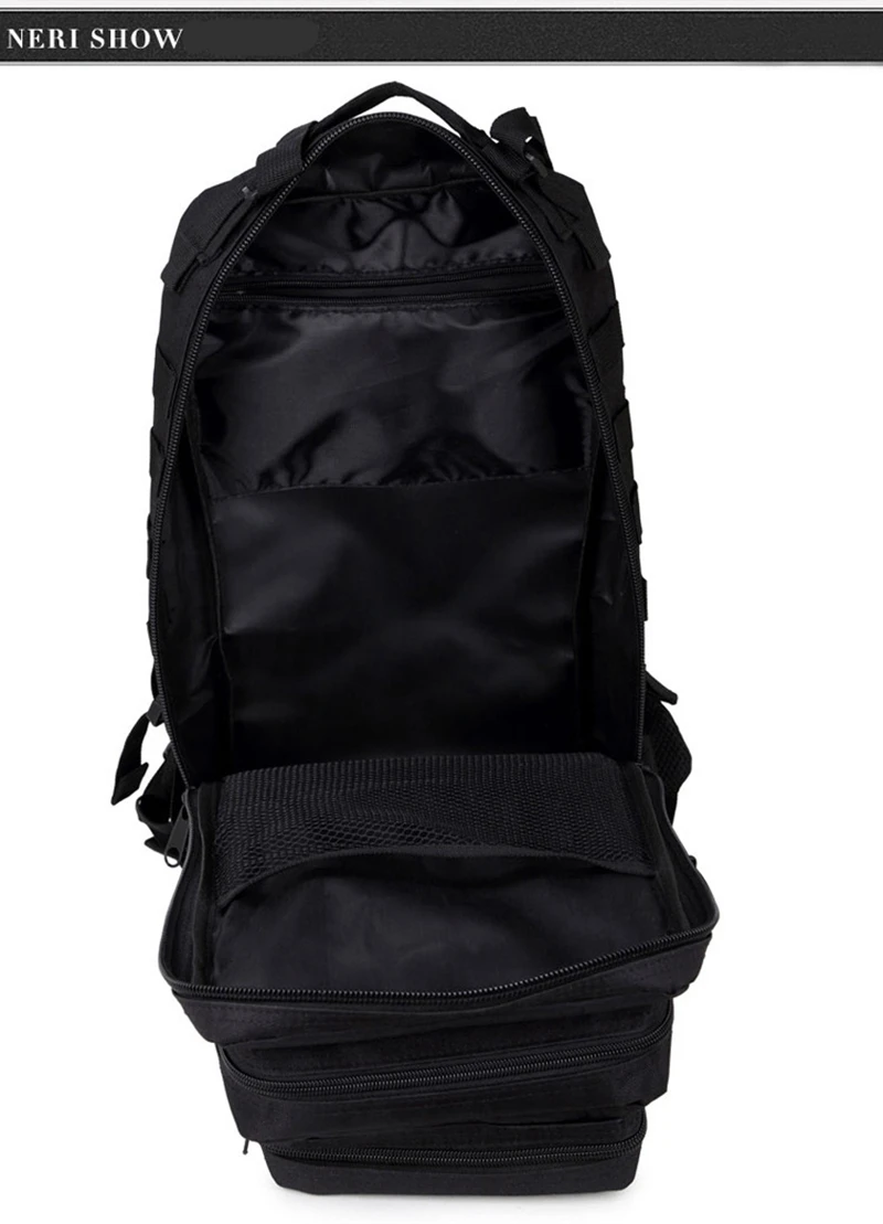 600D Waterproof Military Tactical Assault Molle Pack 35L Sling Backpack Army Rucksack Bag for Outdoor Hiking Camping Hunting (32)