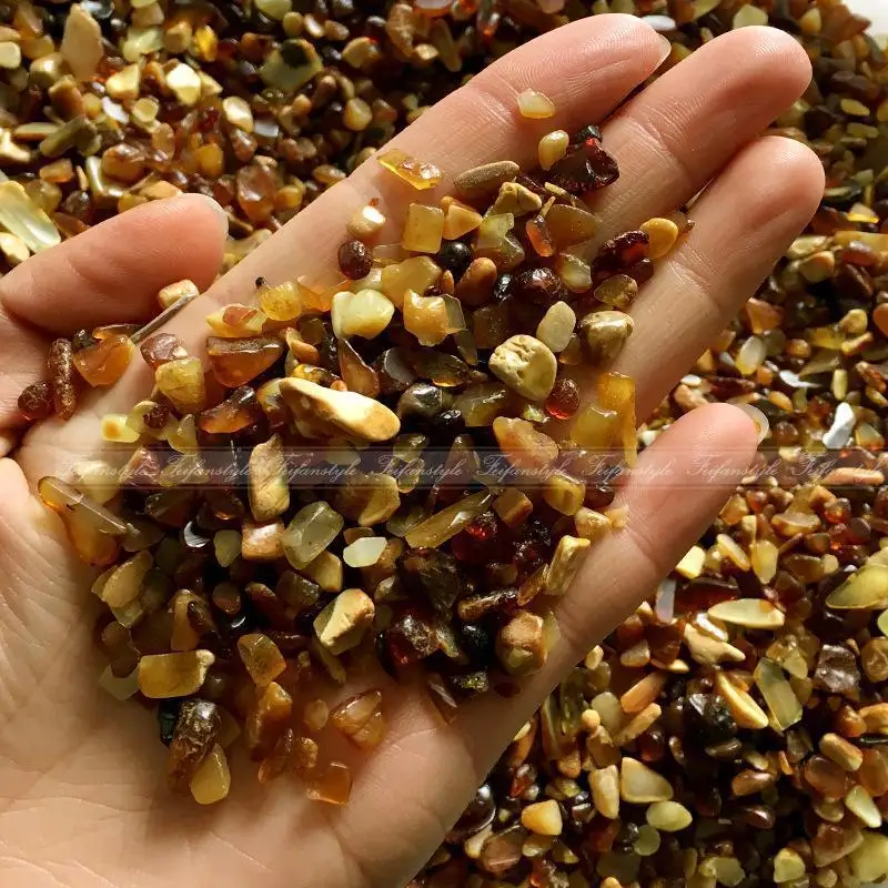 100g beautiful Amber terminated natural raw clear quartz crystal Amber