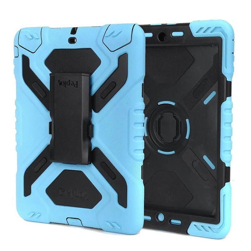 Pepkoo Defender Military Spider Stand водонепроницаемый грязезащитный ударопрочный чехол для iPad Pro 9,7 защитная оболочка из силикона