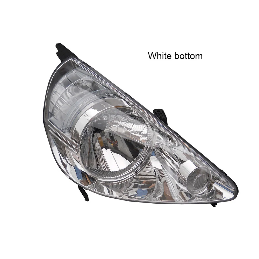 Армейский зеленый Capqx для Honda FIT Джаз GD1 GD3 2003 2004 2005 2006 2007 хэтчбек передняя фара головного света лампы черного или белого цвета - Цвет: Армейский зеленый