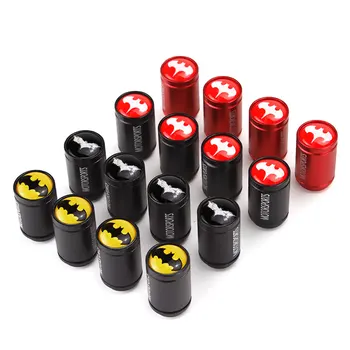 

Matt Alloy Car Tire Valve Cap Air Stem Cover for Chevrolet Cruze Aveo Ford Focus Fiesta Honda Civic Fit Jazz Accord Bat Logo