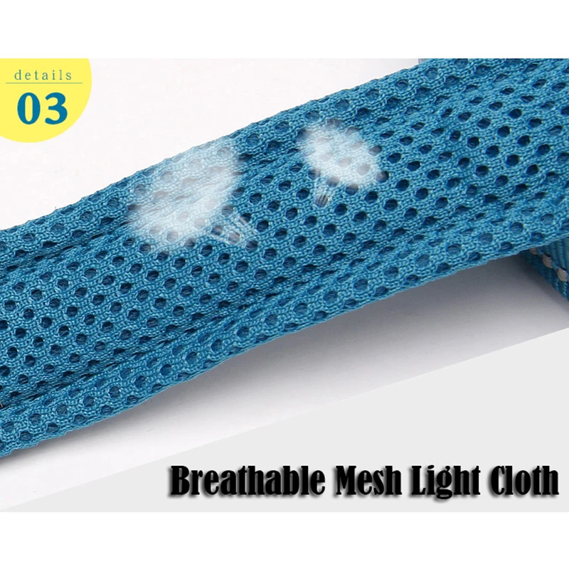 Truelove Reflective Nylon Mesh Pet Leash & Harness - Soft, Adjustable, Multicolor, 110cm