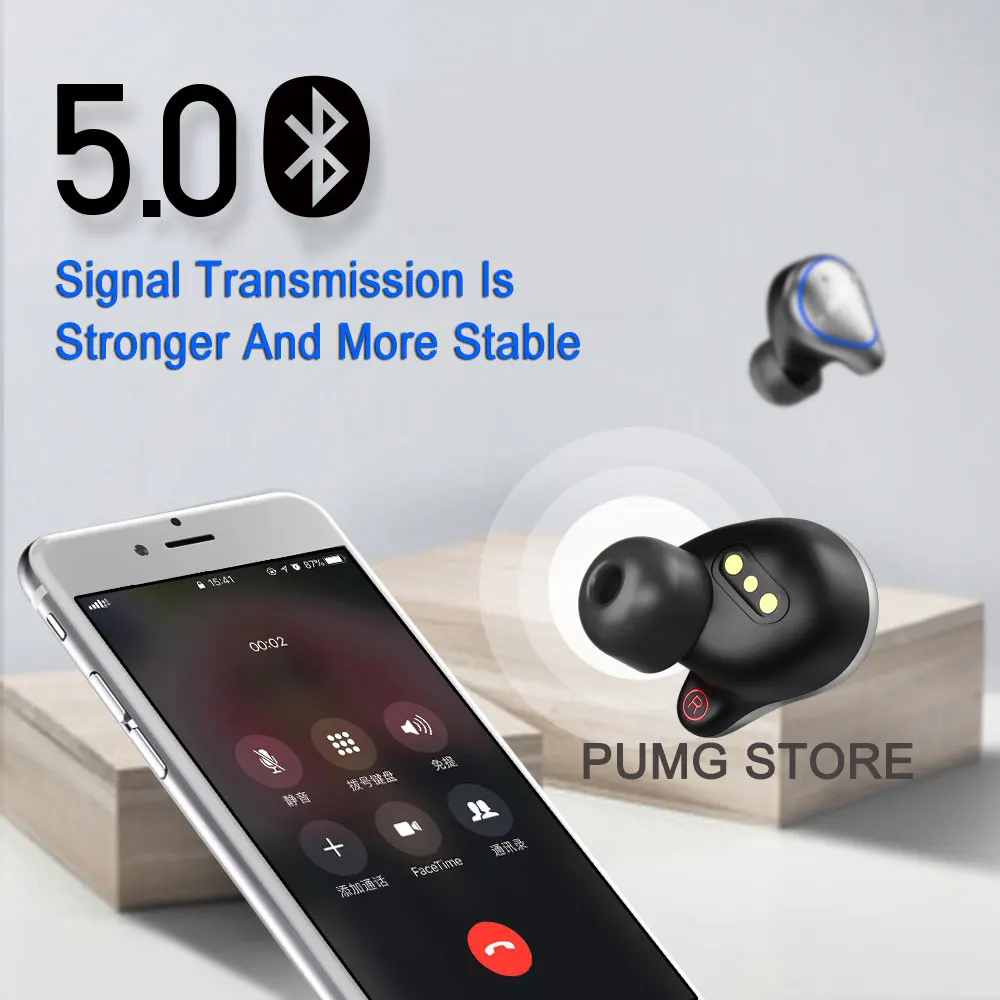 Mifo O5 Bluetooth TWS беспроводные наушники IPX7 спортивные стерео звук handfree с зарядной