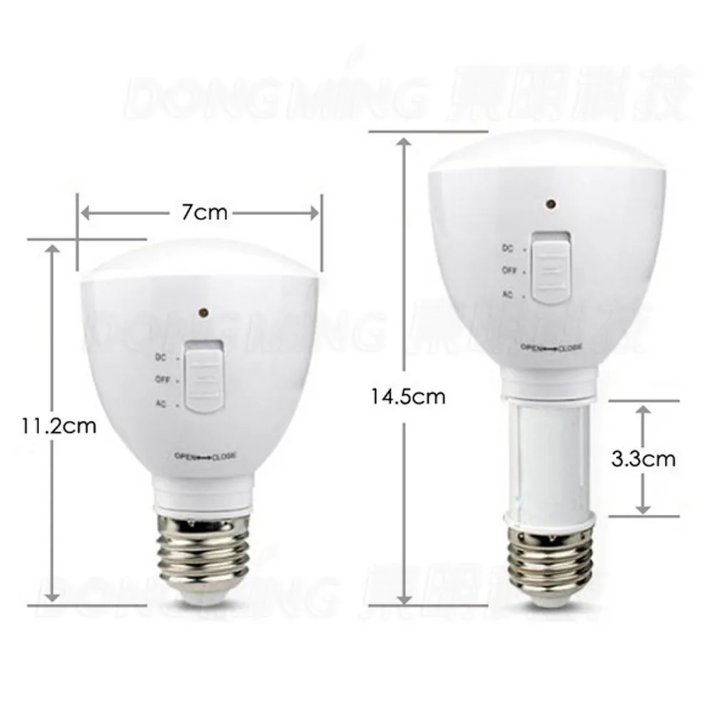 Второе поколение AC 100-240 В E27 винт База 4 Вт LED многофункциональный Перезаряжаемые индикатор аварийного освещения лампа светодиодный фонарик