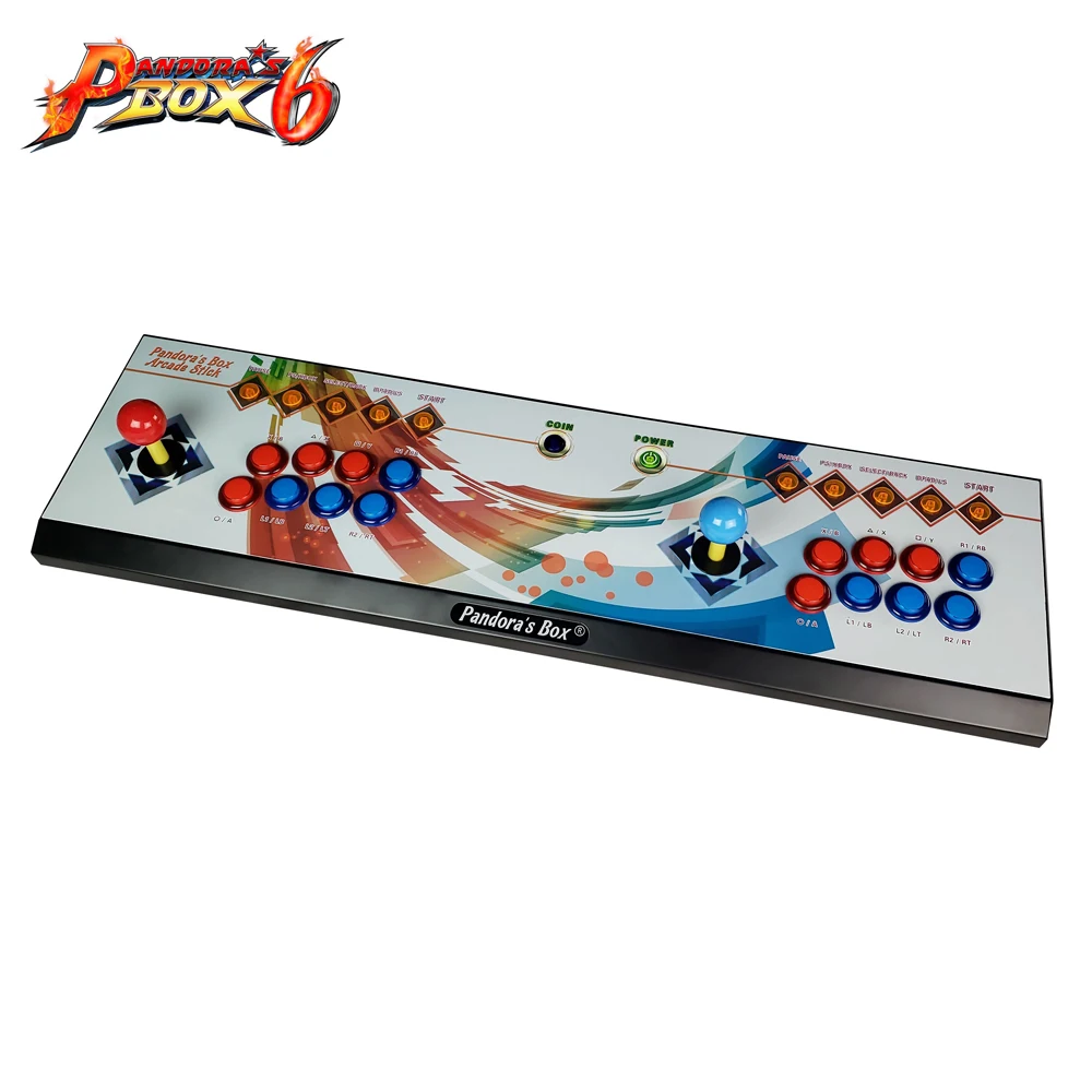 

The latest design arcade double rocker game controller with Pandora's Box 6 multi game board ,1300 game in 1
