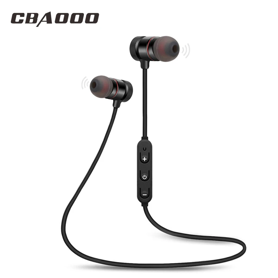 

CBAOOO bluetooth earphone wireless bluetooth headset Sports headphones Magnetic earphone with microphone for Android Phone
