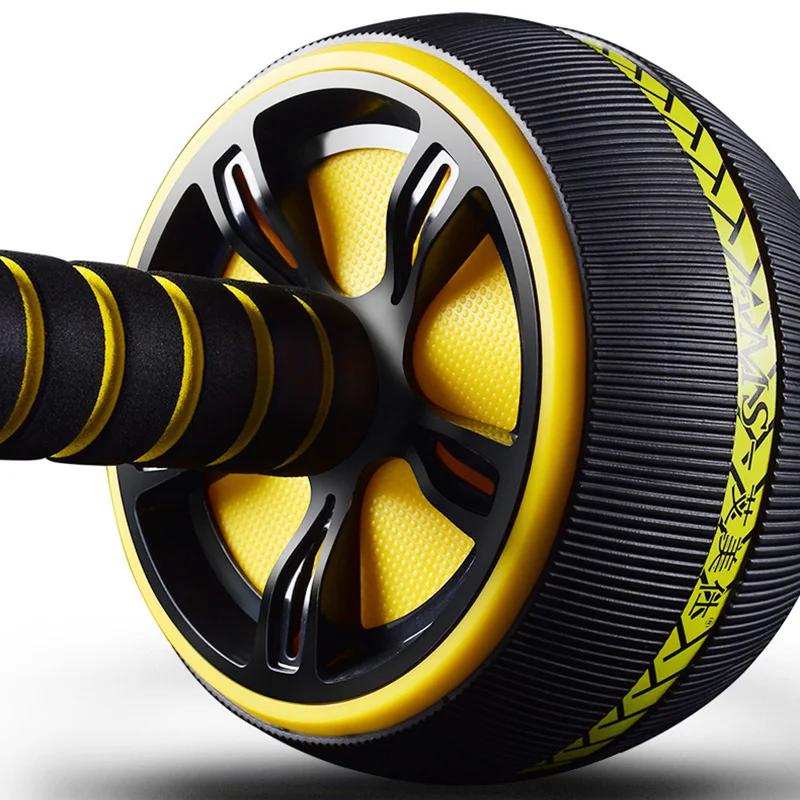 

Large Silent TPR Abdominal Wheel Roller Trainer Fitness Equipment Gym Home Exercise Body Building Ab roller