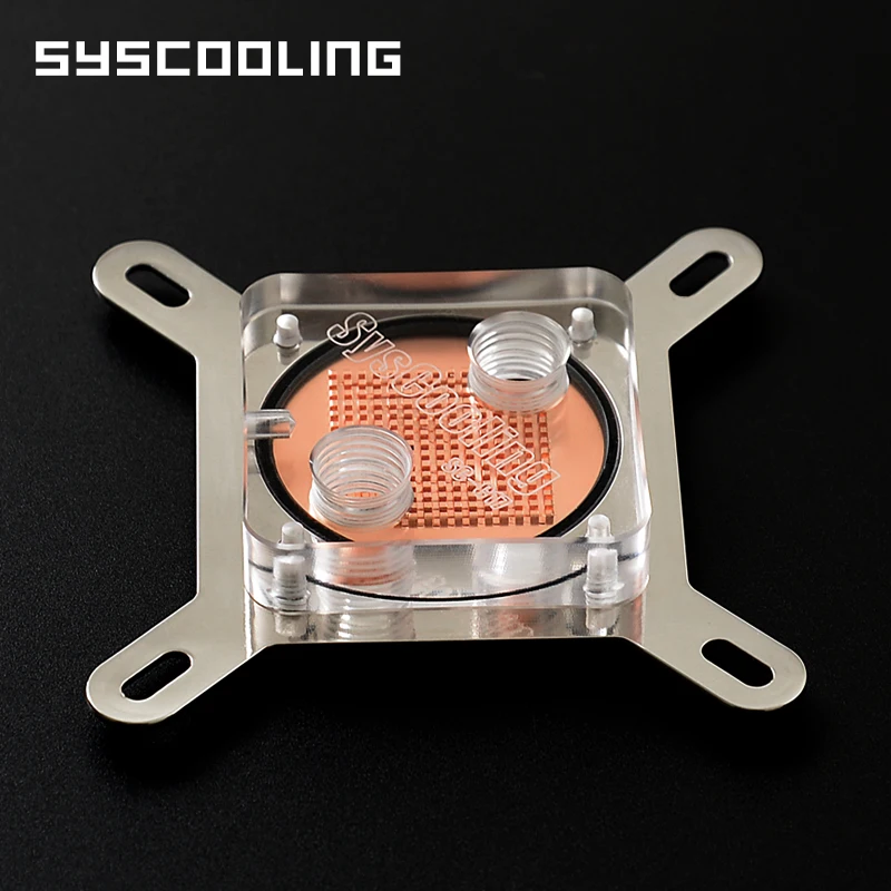 

Syscooling C17 new high quality acrylic transparent cover water cooling block for computer cpu