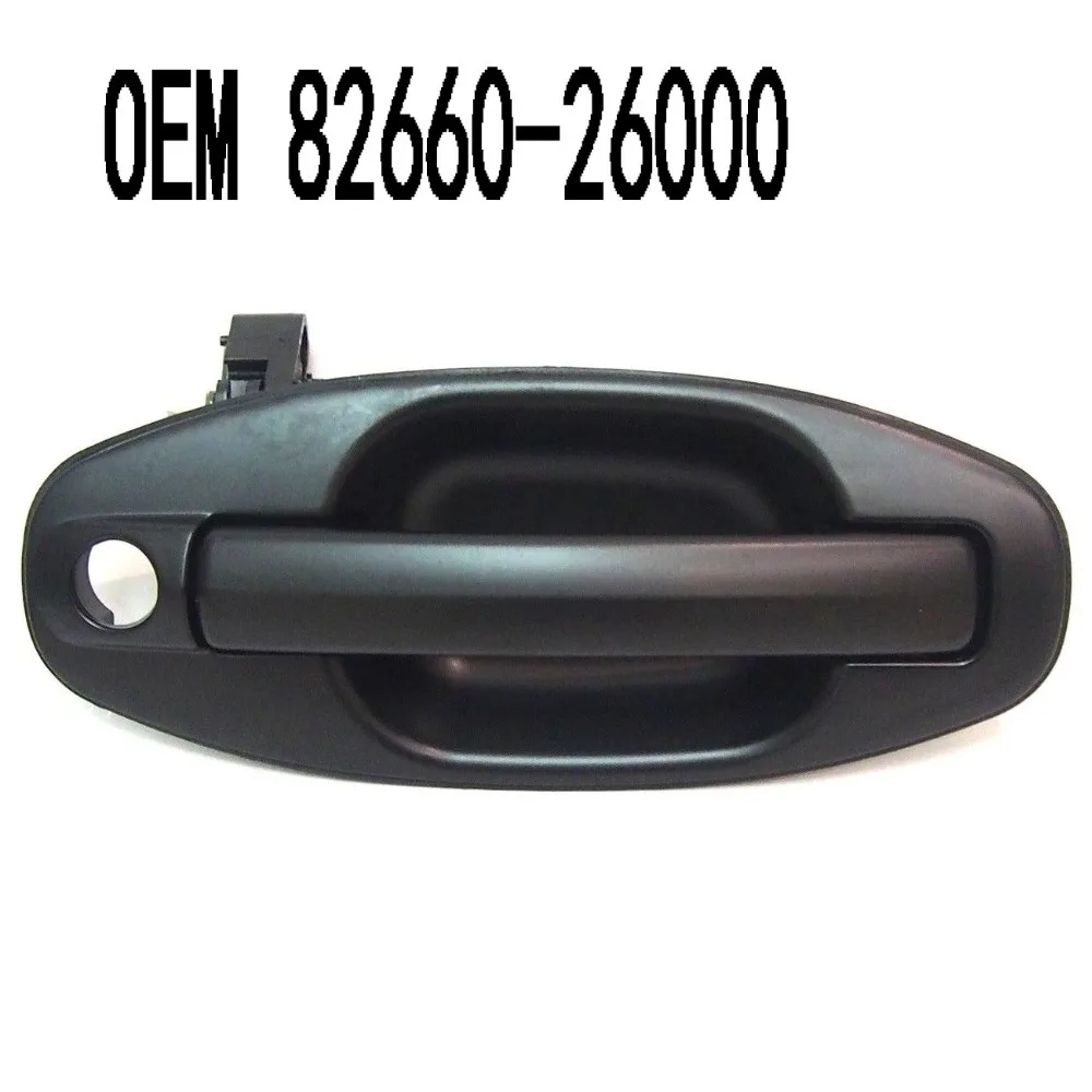 

82660-26000 8266026000 82660 26000 NEW PRIMED BLACK Exterior Outside Door Handle Front RH RIGHT for Hyundai 2001-2006 Santa Fe