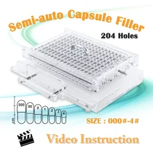 2000pcs/ hour Special design, fast capsule maker, power filling machine size 000-4, CN-204SCL semiauto size 000 capsule filler machine capsule filling machine cn 120s capsule filling machine 000 hand manual capsule filler