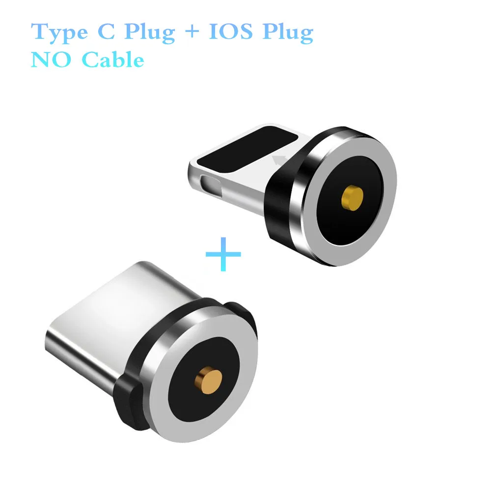 Магнитный штекер Micro USB/type C/8 Pin/lighting Adapter USB Plug(только магнитный штекер) для магнитного кабеля с круглой головкой