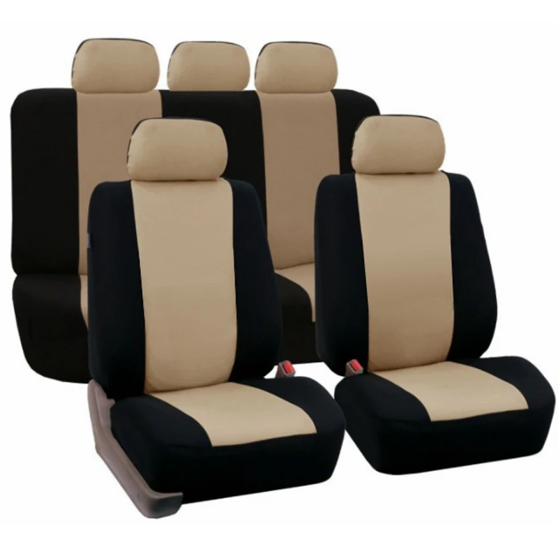 

Universal Seat Cover Sedan Cushions Beige Gray For Ford Escape 2 Hyundai Solaris Veloster Suzuki Swift Nissan Livina
