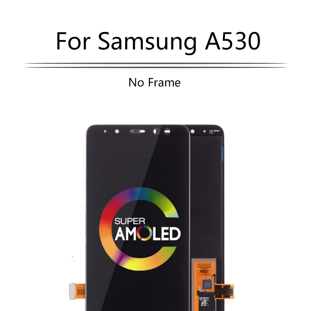 Жк экран AMOLED 5 6 дюйма для SAMSUNG Galaxy A8 2018 жк дисплей A530F A530N сменный сенсорный