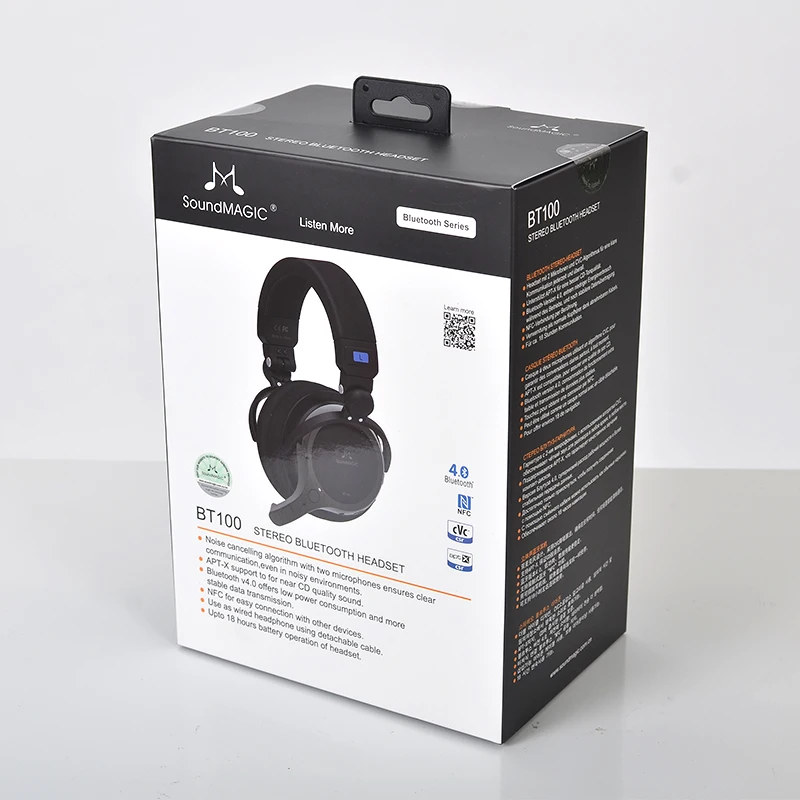 Новые горячие Soundmagic bt100 bluetooth Беспроводные наушники с микрофоном беспроводные