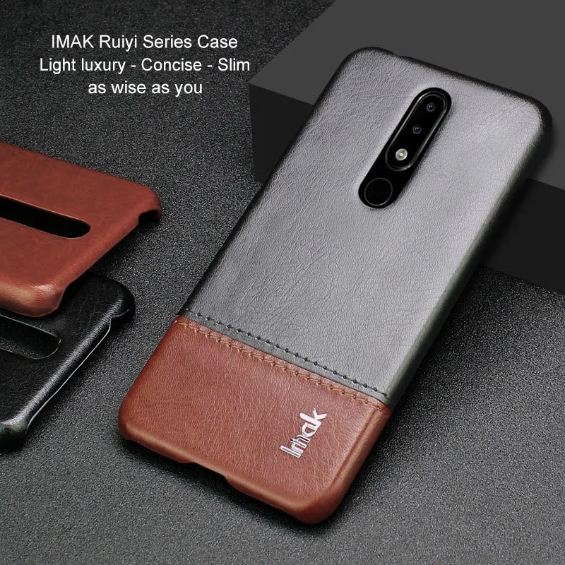 For Nokia X5 Case Original iMAK Ruiyi Super-slim Phone case for 5.1 Plus Bumper |