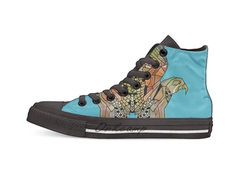 

Kea New Zealand bird Casual High Top Canvas shoes sneakers For Drop shipping