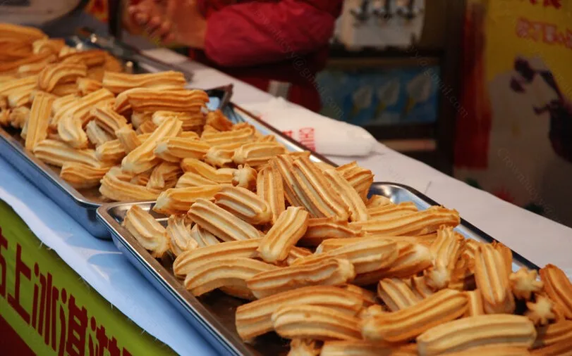 Электрический однорезервуарный фритюрница Churros 220 В 25 л Машина для глубокой жарки