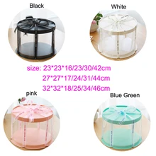 Clear Round Cake Box