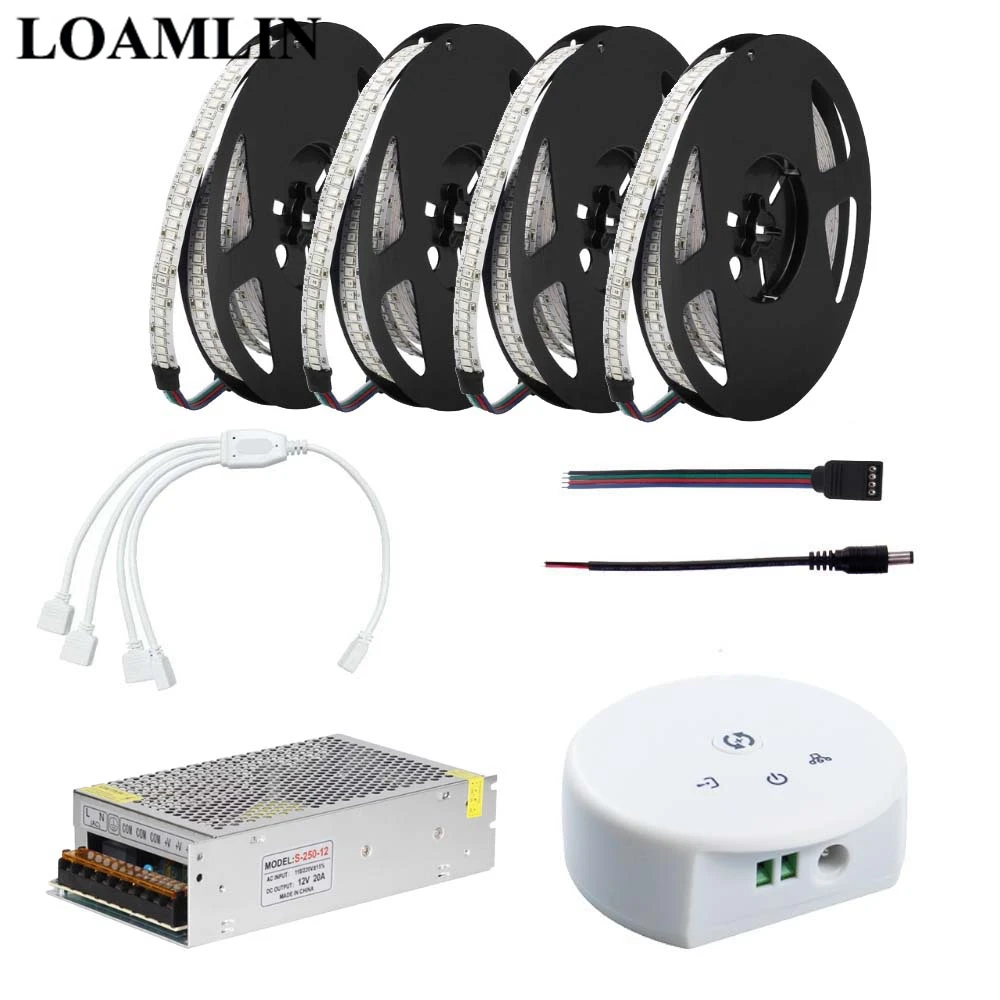 

2835SMD 234Leds/m RGB Led Strip Light With Magic Home UFO WIFI RGB Led Controller DC12V Power Supply Kit 5M 10M 15M 20M