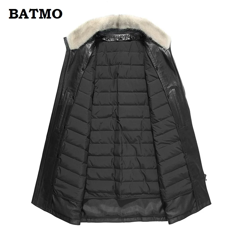 BATMO 2018 Новое поступление зимние высококачественные куртки из овчины и меха норки