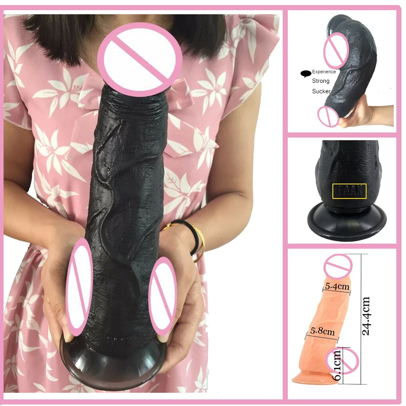 24*5.7CM FAAK brand Realistic huge dildo long penis big dong dick sex toys for woman flirt erotic sex shop adult anal products цена 24*5.7CM FAAK brand Realistic huge dildo long penis big dong dick sex toys for woman flirt erotic sex shop adult anal products цены онлайн