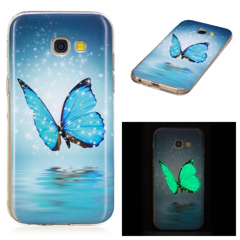

Luminous Soft TPU Silicone Cover Fundas Coque For Samsung Galaxy J5 J7 prime 2017 A3 A5 J3 J5 J7 S8 plus Case Glow in The Dark