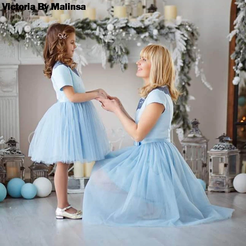 

Custom Made Mother and Daughter Tutu Skirt Mini saia Voile Bouffant Puffy Fashion Skirt Midi Tulle Skirts girl