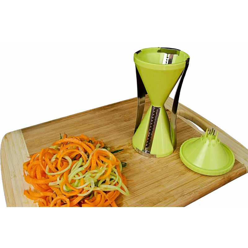 Растительный спирализатор терка для овощей спиральный измельчитель нож спирализатор для моркови огурец кабачок кухонные инструменты приспособление