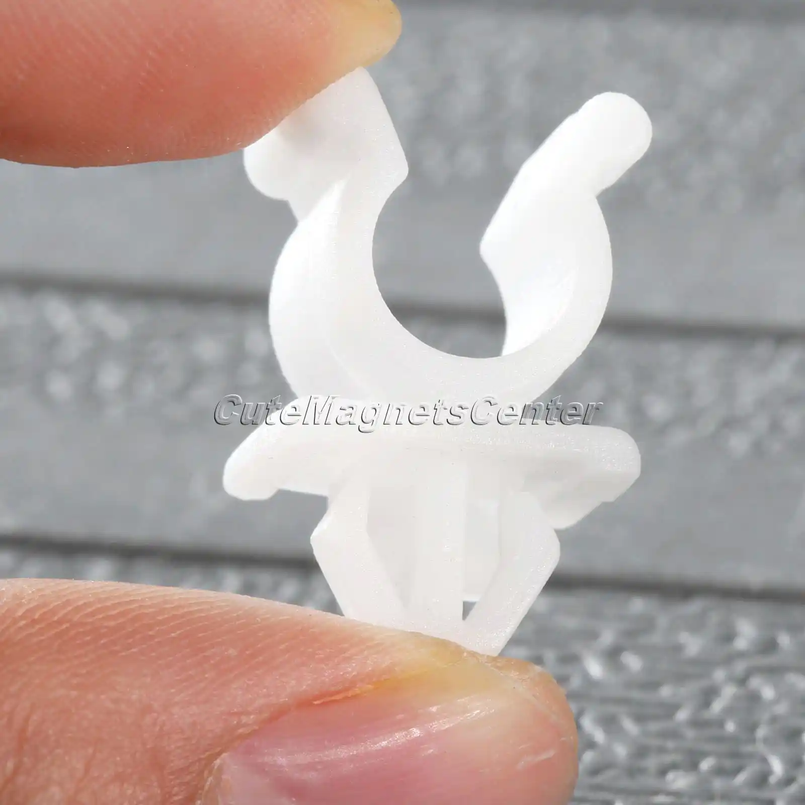 50Ps 9mm Hole Car Rivets White Hood Prop Rod Clip Support Clamp Holder Panel Fender