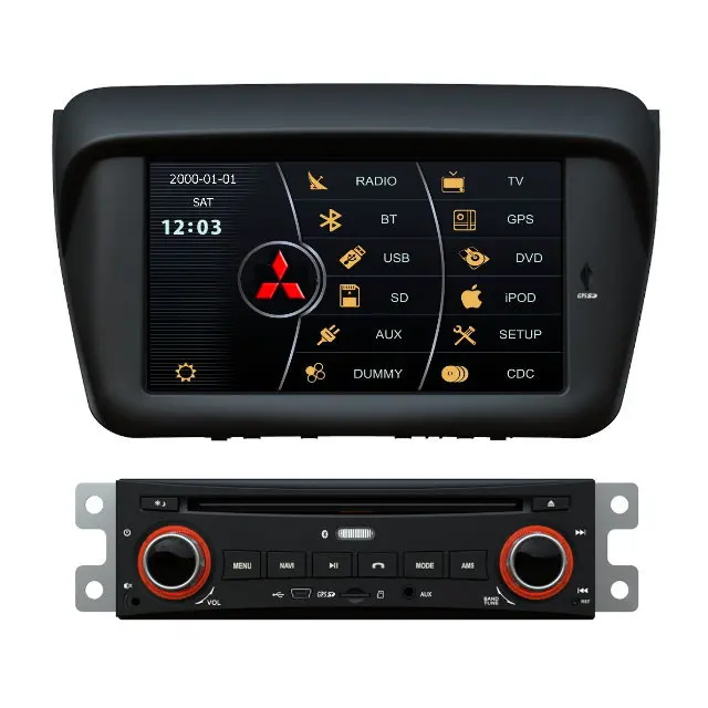 Для Mitsubishi L200 Montero Sport Sportero 2009~ 2013-Автомобильный gps Navi Радио dvd-плеер стерео BT MFD HD сенсорный экран системы