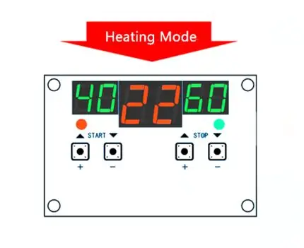 W1401 цифровой светодиодный дисплей термостат регулятор температуры DC12V термостат Интеллектуальный С NTC датчик скидка 32