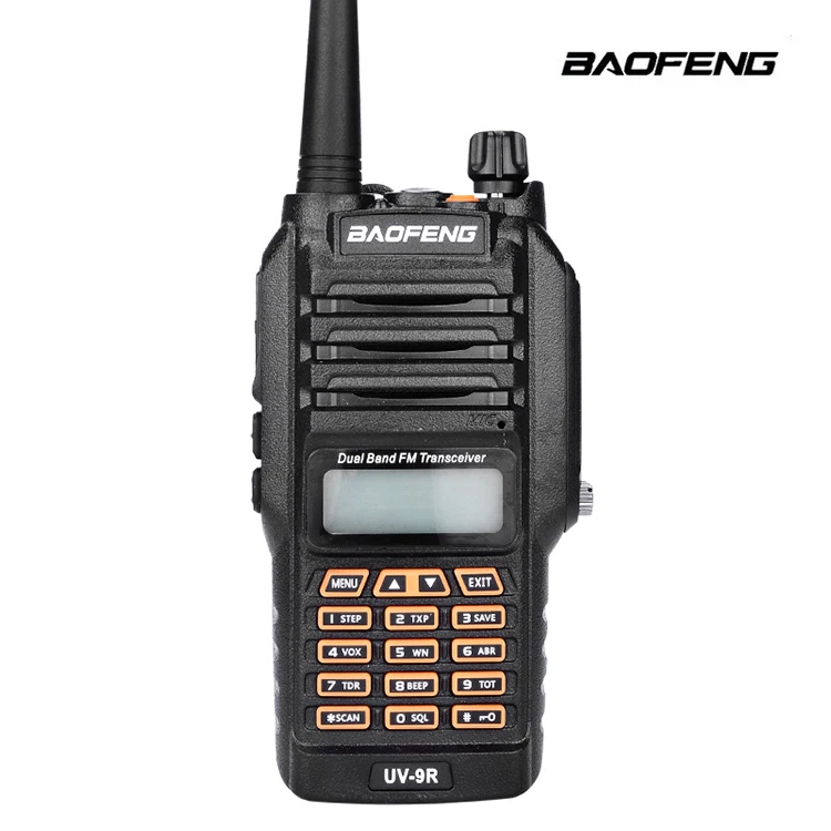 2 шт. обновление Baofeng UV-9R с IP67 Водонепроницаемый рация 8 Вт UHF VHF Двухдиапазонная двухсторонняя радиостанция 128CH пара BAO FENG 9R