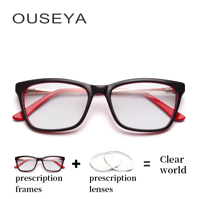 Buy Acetate Women Fashion Optical Glasses Aspherical