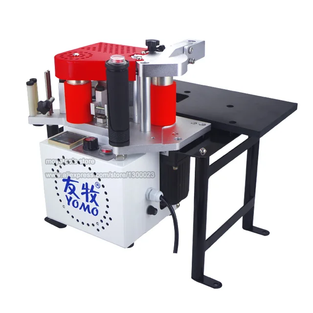 Portable Edge Bander Adjustable Speed Control Edge Banding Machine doule glued 220V/110V
