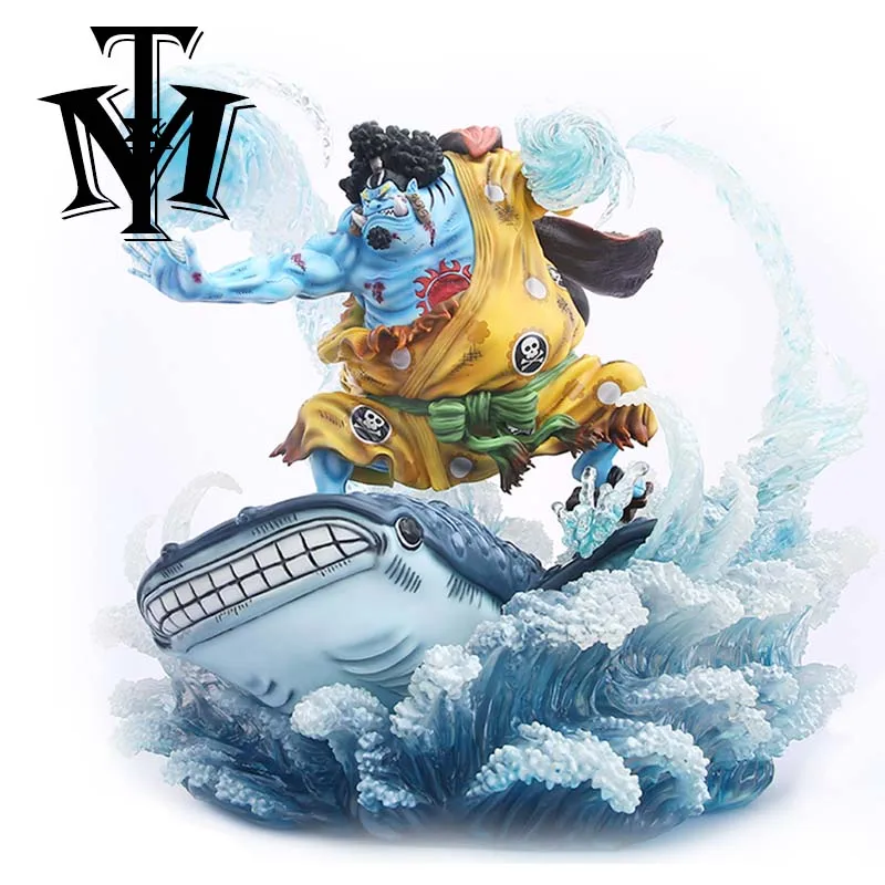 

Anime One Piece POP Jinbe Action Figure painted figure Battle Damaged Ver Jinbe PVC figure Toy Collectible Brinquedos Retail box