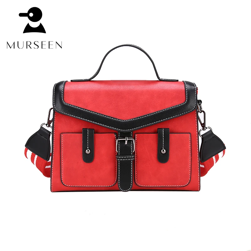 

2018 Vintage Women Handbags High Quality Ladies Shoulder Cross Body Bags Clutch Fashion Designer PU Leather Messenger Bags Black