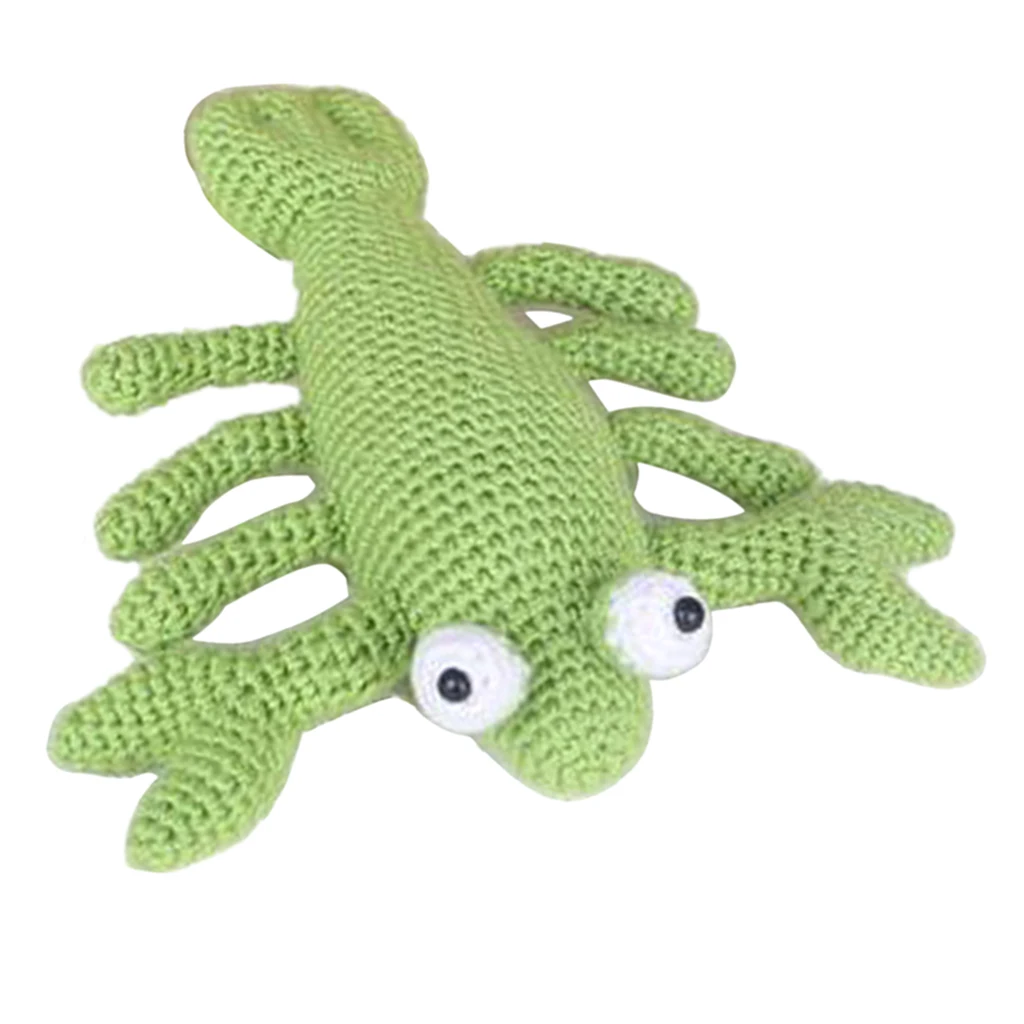 Handmade DIY Lobster Doll Toy Crochet Kit Amigurumi Kit for Kids Beginners Crafts